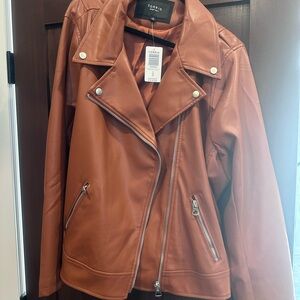 Torrid Women's Brown Faux Leather Jacket
